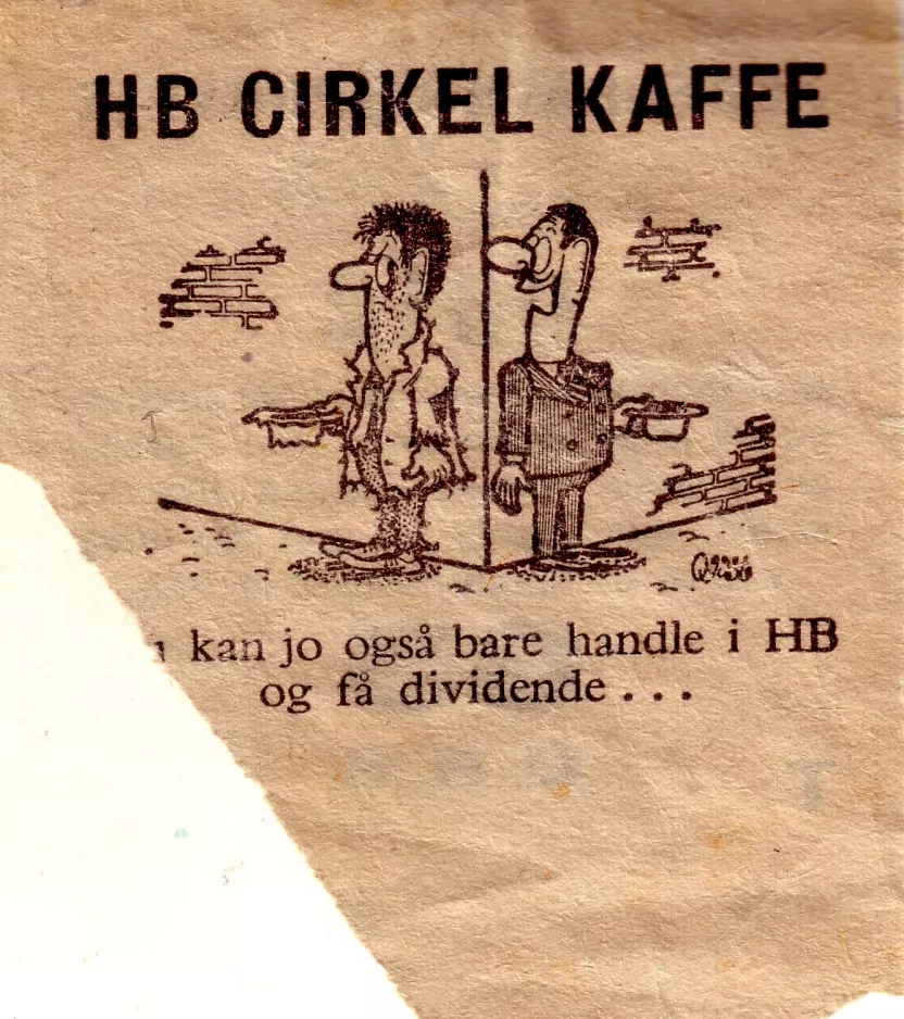 Straight ticket for Københavns Sporveje (KS), the back 85 ØRE. (1964)