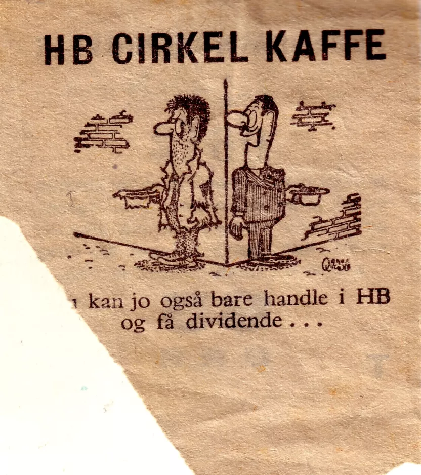 Straight ticket: HB Cirkel Kaffe
 (1964)