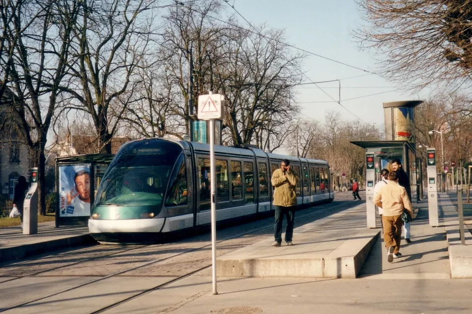 Strasbourg tram line B at République (2003)