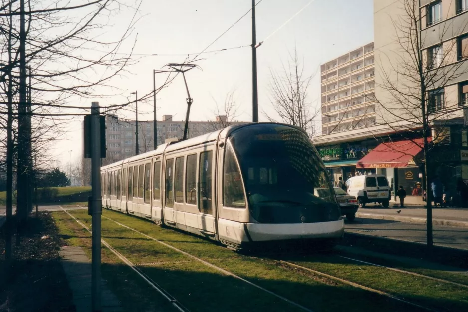 Strasbourg tram line C at Esplande (2003)