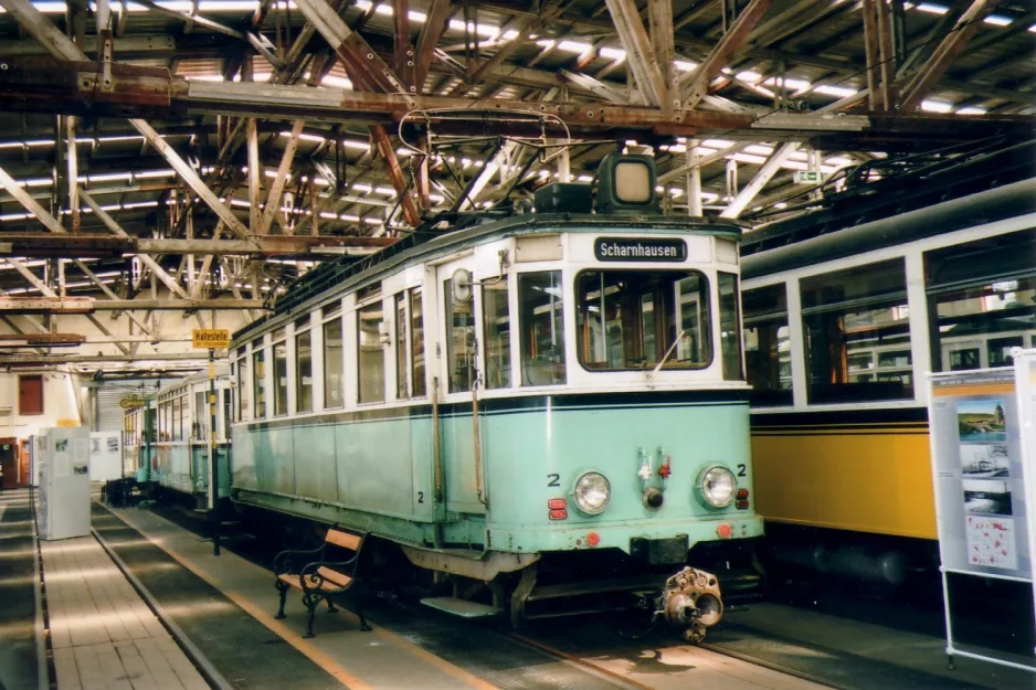 Stuttgart railcar 2 on Strohgäustraße 1 (2007)