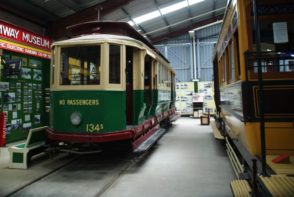 Sydney service vehicle 134 in Sydney Tramway Museum (2015)