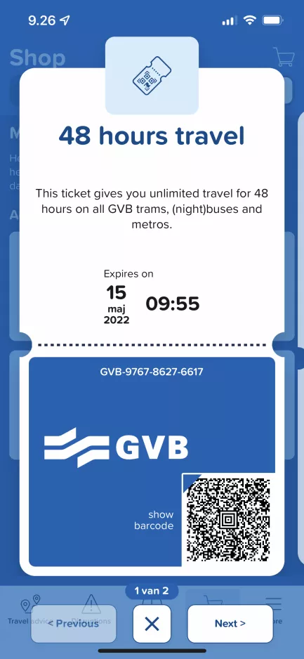 Tourist card: Amsterdam (2022)