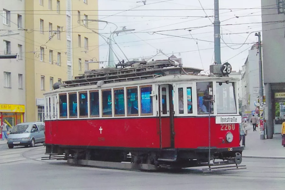 Vienna railcar 2260 at Betriebsbahnhof Brigittenau (2005)