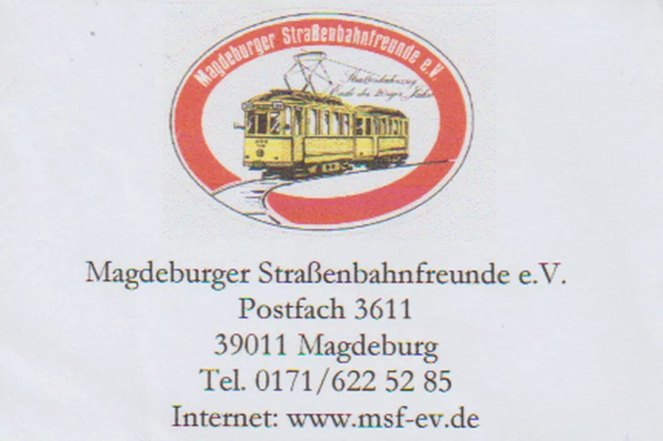 Visiting card: Magdeburg (2014)