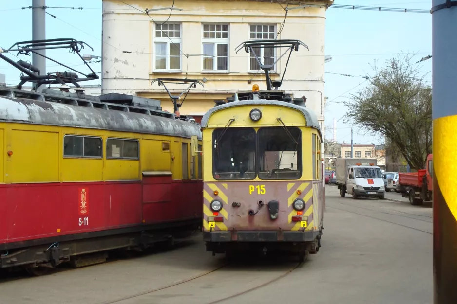 Warsaw service vehicle P15 at Carriage Plant Implementation R-2 "Prague" (2011)