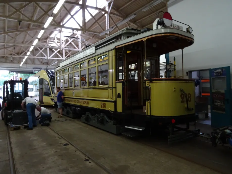 Woltersdorf museum tram 218 inside Woltersdorfer Straßenbahn (2024)