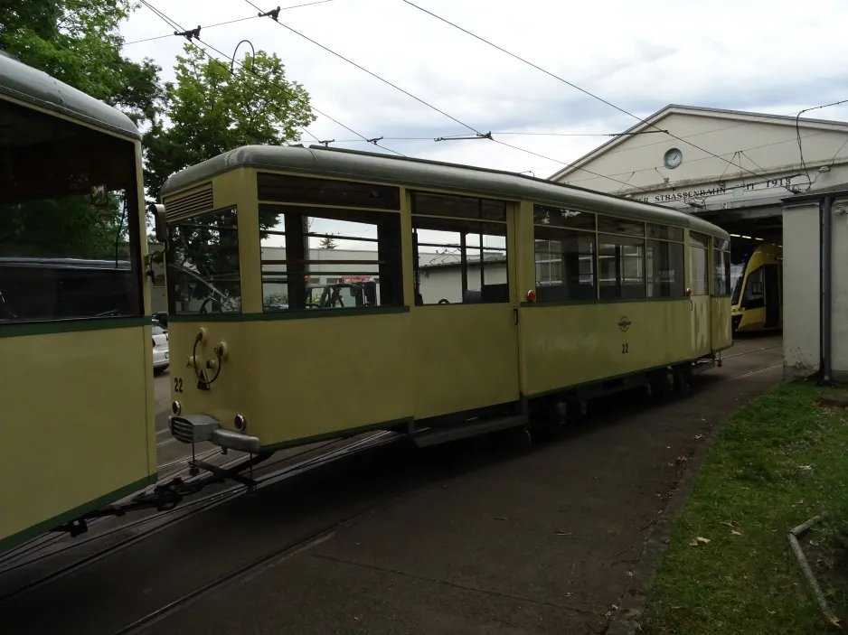 Woltersdorf museum tram 22 at Woltersdorfer Straßenbahn (2024)