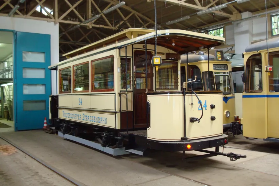 Woltersdorf museum tram 24 inside Woltersdorfer Straßenbahn (2008)