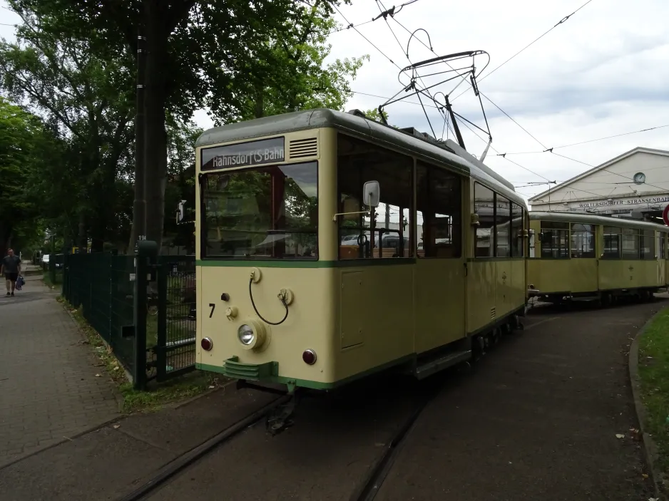 Woltersdorf museum tram 7 at Woltersdorfer Straßenbahn (2024)