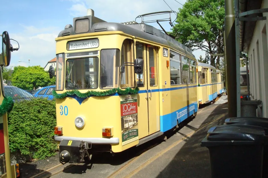 Woltersdorf railcar 30 at Woltersdorfer Straßenbahn (2013)