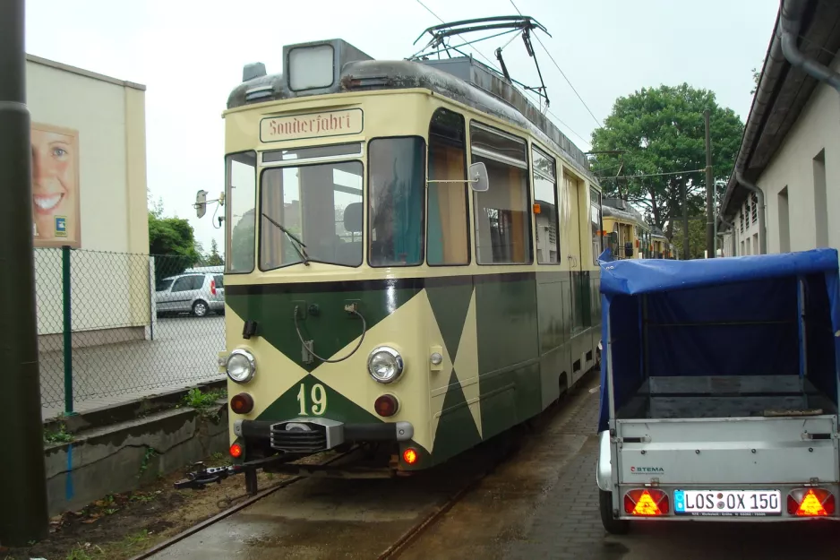 Woltersdorf service vehicle 19 at Woltersdorfer Straßenbahn (2013)