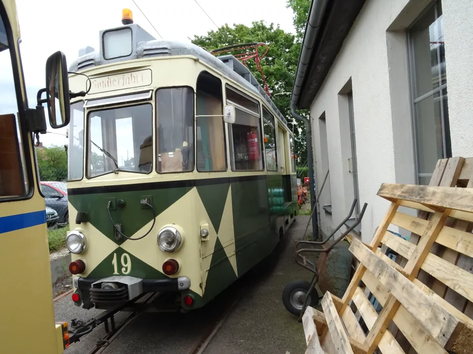 Woltersdorf service vehicle 19 at Woltersdorfer Straßenbahn (2024)