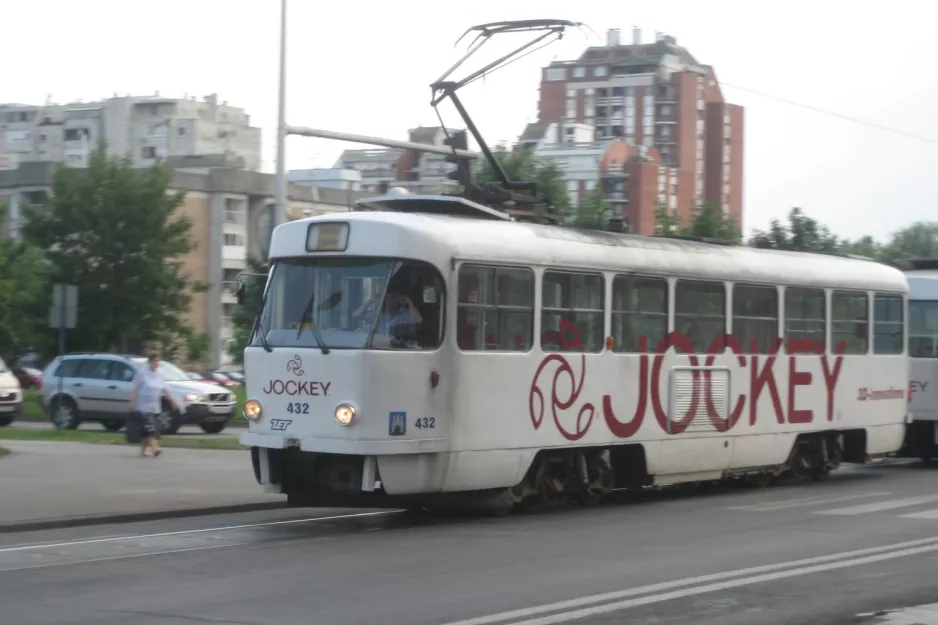 Zagreb railcar 432 on Maksimirska cesta (2008)