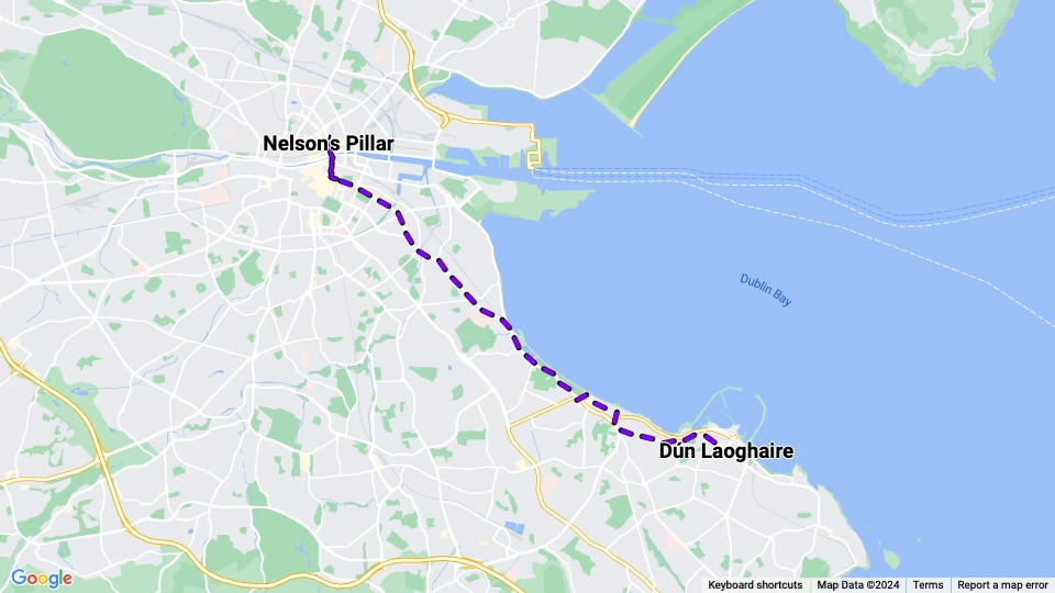Dublin tram line 7: Nelson