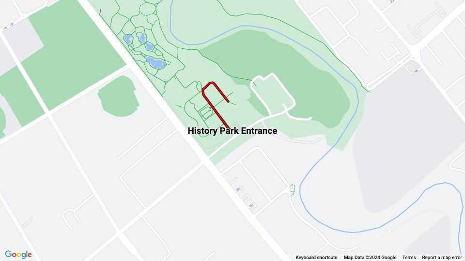 History Park San Jose route map