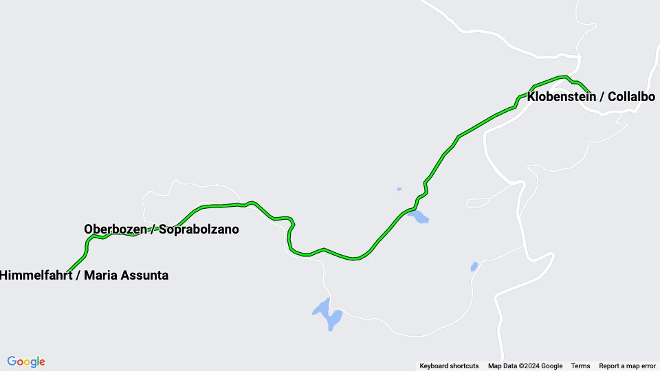 Südtiroler Autobus Dienst (SAD) route map