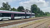 Aarhus Light Rail Train at Ryomgård Station