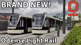 Brand new! Odense Light Rail system | Video of the new Light Rail in Odense