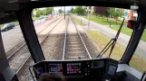 Cab ride in Rostock, Tram Cabride