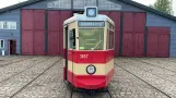 Destination display Hamburg tram V6E