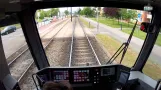 Führerstandmitfahrt in Rostock, Tram Cabride