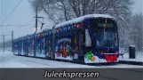 "Juleekspressen" i sneen - Odense Letbane