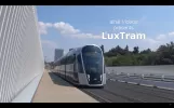 Luxtram Tramway Luxembourg ..mit dem neuen Tram unterwegs..