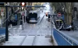 Marseille, T1 tram, Noailles tunnel exit