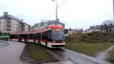 New rolling stock on tram line number 6 in Gdańsk. Jazz Duo Pesa Gdańsk