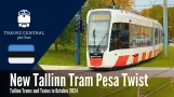 Pesa Twist. Tallinn Trams and Trains October 2024, Estonia