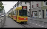 Switzerland: Trams in Basel, April 2016