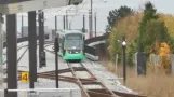 The capital's light rail seen from Glostrup Station on 4/11-2024