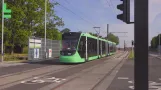 The light rail's first test run