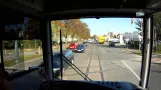 Tram cab ride in Halberstadt. tram cabride