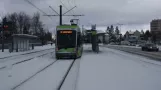 Trams in Olsztyn in Winter