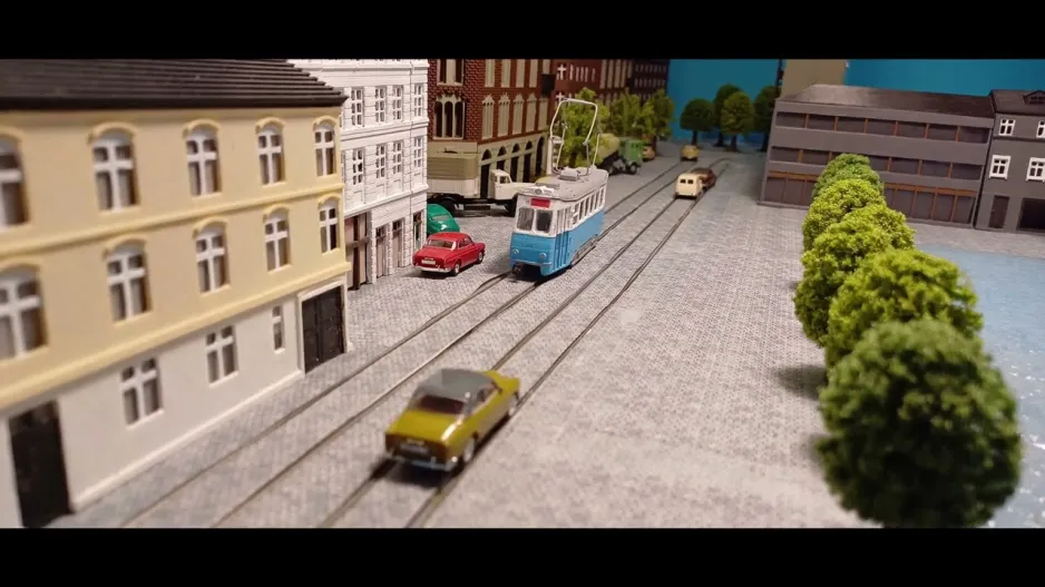 3D printed Helsingborg ASEA - Mustang - Tram in H0