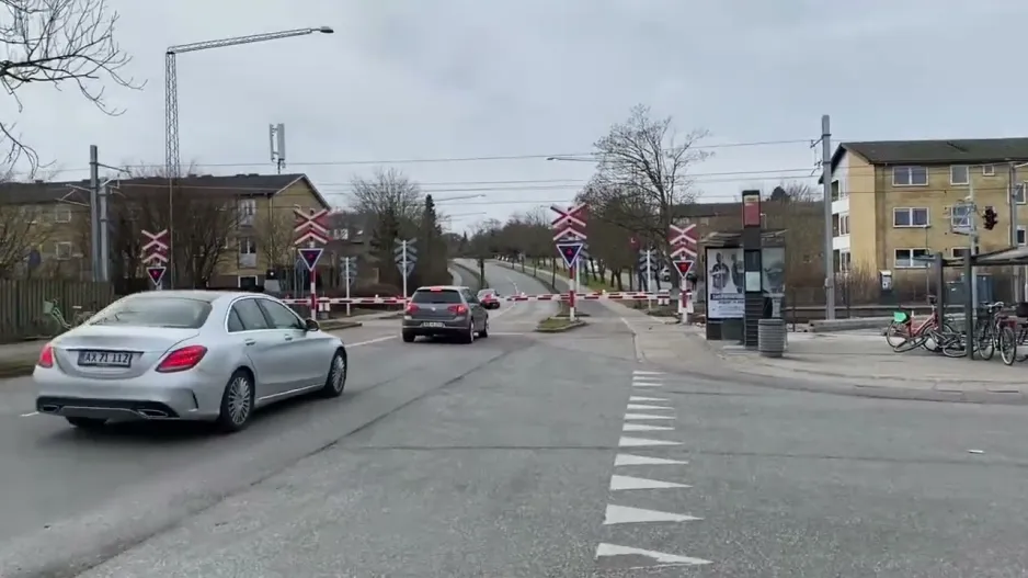 Aarhus Light Rail at Aarhus H and Vestre Strandallé