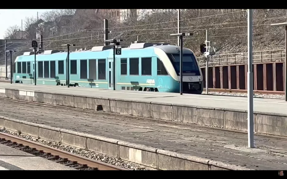 Århus light rail - DSB at Århus H