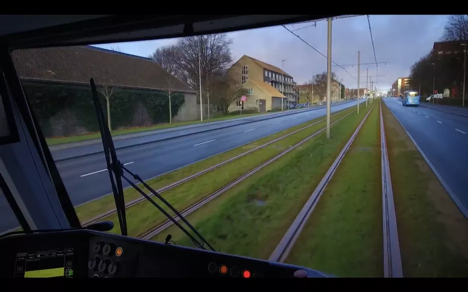 Aarhus Light Rail's first trip