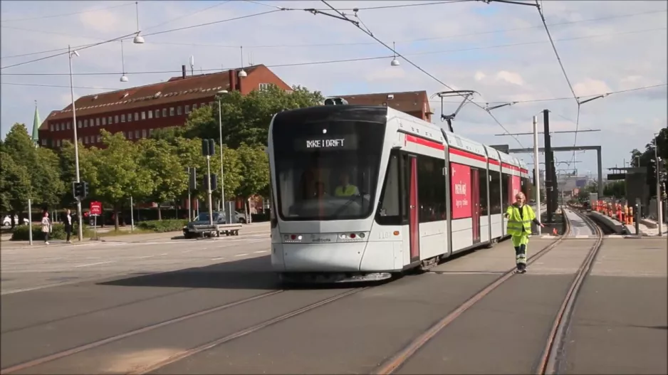 Aarhus Light Rail Test run 3 July 2017