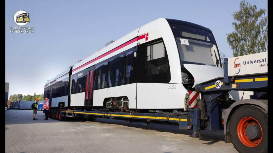 Aarhus Light Rail - The first TANGO has arrived