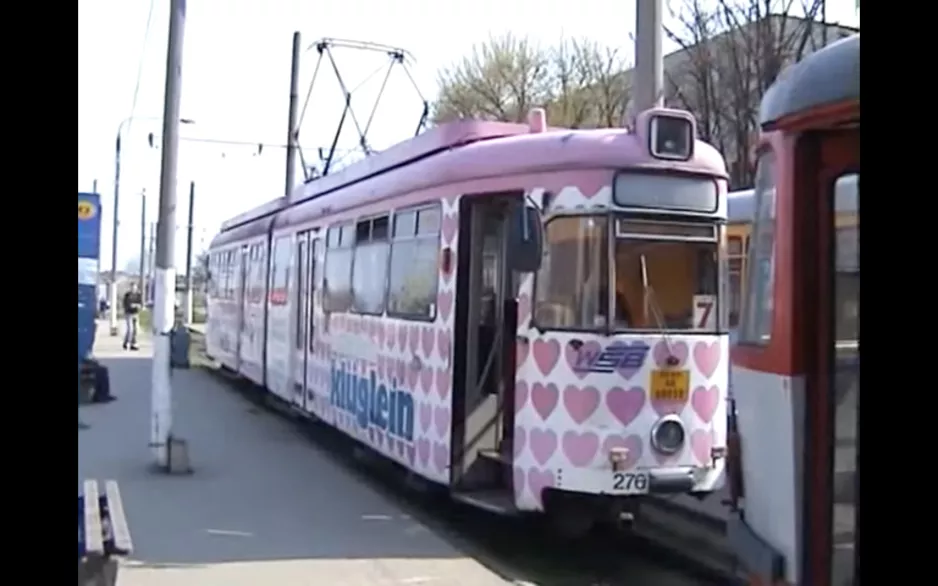 Arad tram in April 2011