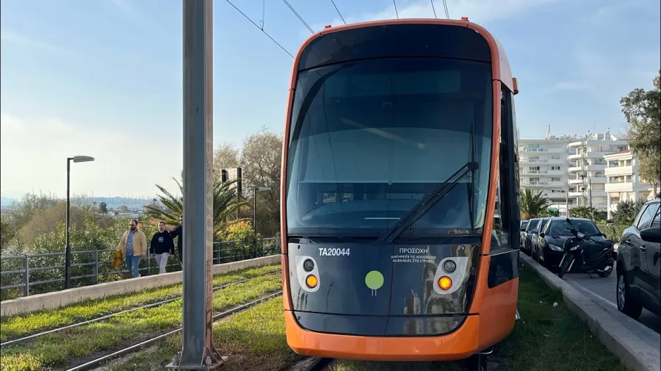 Athens Tram Line 7 terminating at Kalamaki | Athens Tram