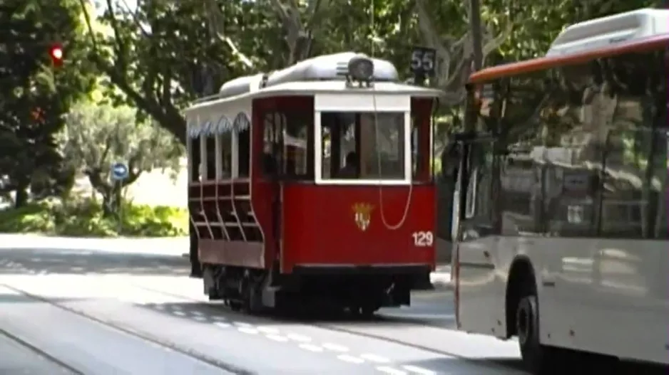 Barcelona Blue Tram