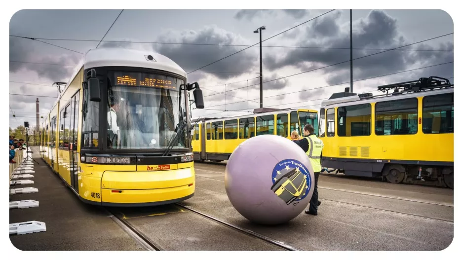 Berlin tram • Tram EM 2016 in Berlin • trams in Berlin • Trambowling