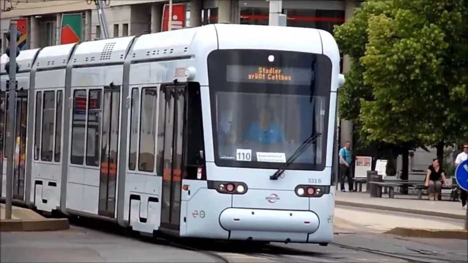 Cottbus Tram - Impressions June 2013 including celebration "110 Years of Electricity & Tram Cottbus"