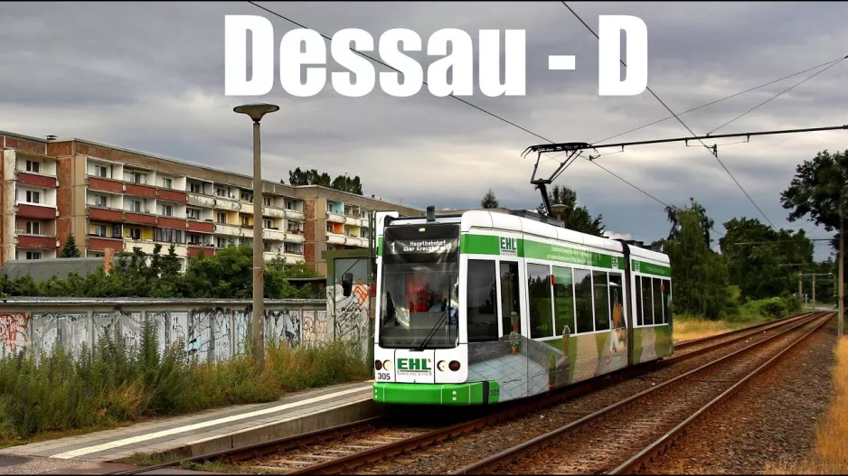 Dessau Tram - Last day of operation "Kreuzbergstraße"