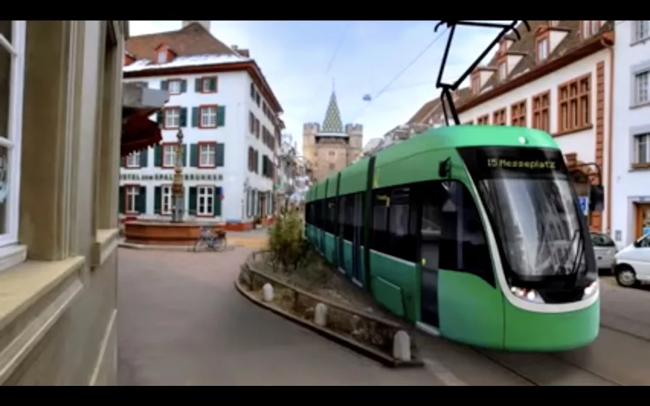 Flexity Basel: The new tram of the BVB Basler Verkehrs-Betriebe