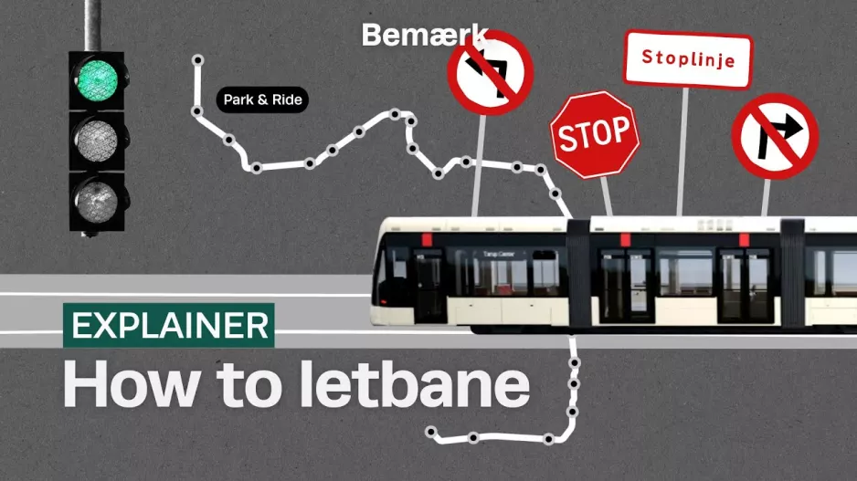 How to light rail: How to move safely around Odense's new road user